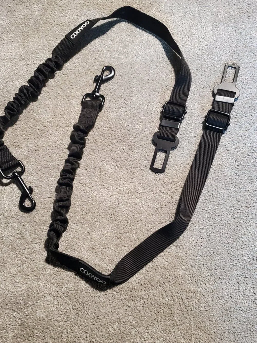 COOYOO Dog Restraint Seat Belts